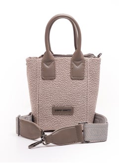 David Jones David jones- Casual Style Wool bag in model cm7117- The new wool daily bag detailed with faux leather- Women's wool type Daily Shoulder Bag 
