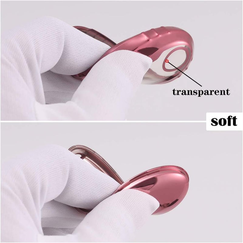 Lcyam Pink Key Fob Cover with Keychain Lanyard for Nissan Vehicles - Image 3