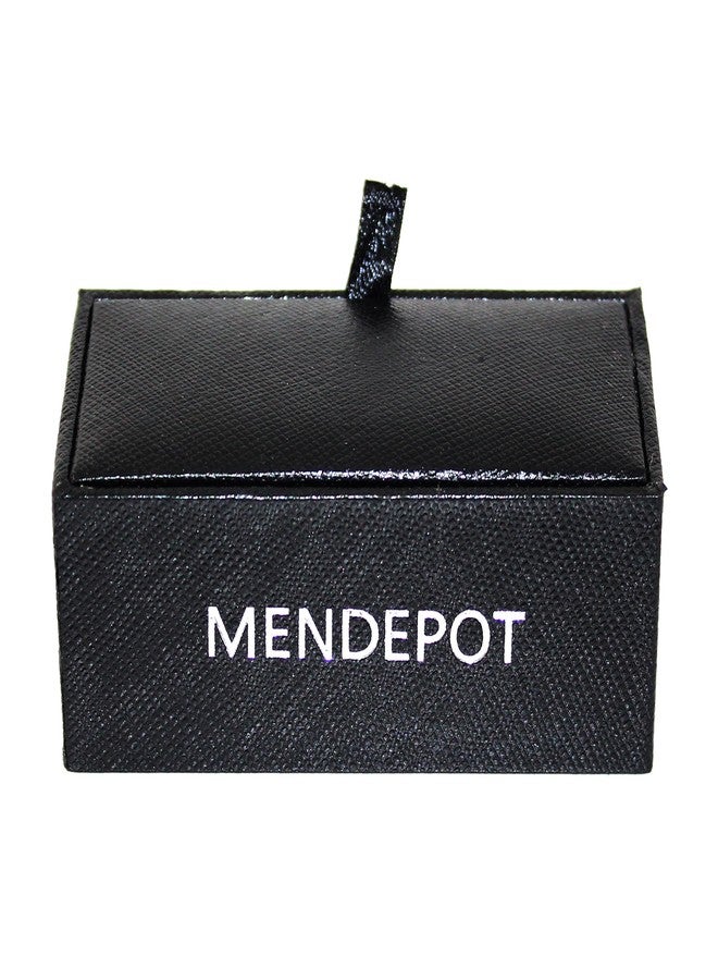 MENDEPOT مشابك ربطات عنق رجالية من MENDEPOT مقاس 2 بوصة للاستخدام اليومي، هدية مثالية لأعياد الميلاد وحفلات الزفاف (MD2CN) - Image 5