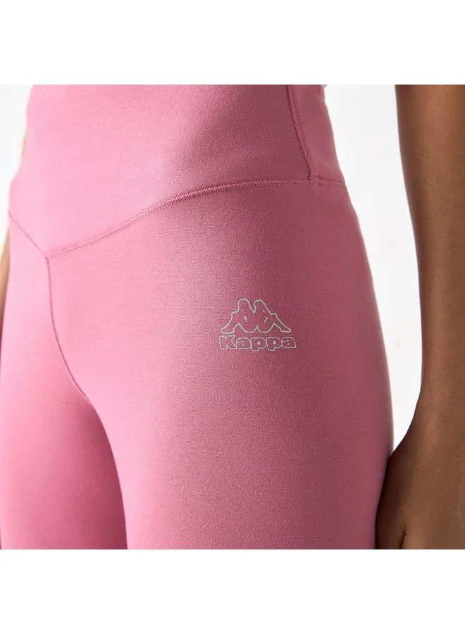 Kappa Kappa Logo Print Leggings with Elasticated Waistband
