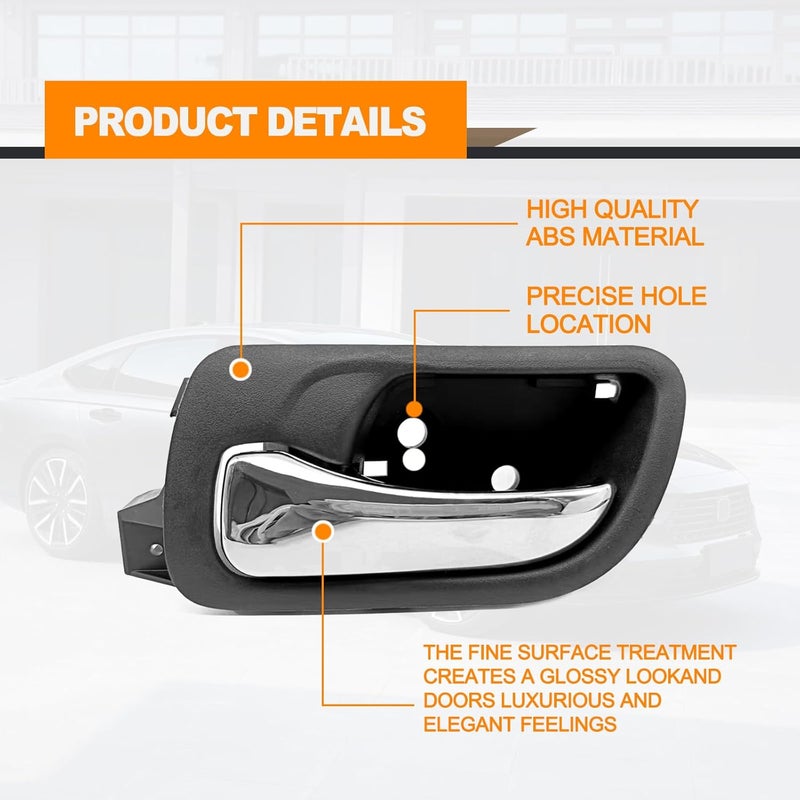 RBOKO Front Driver Side Interior Door Handle for Honda Accord - Image 4