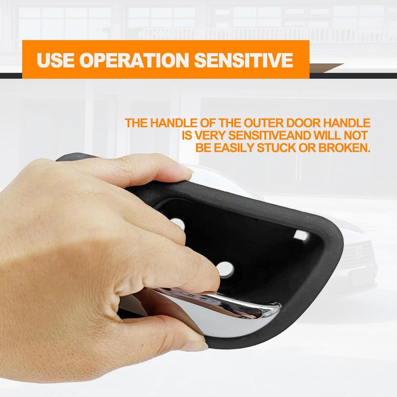 RBOKO Front Driver Side Interior Door Handle for Honda Accord - Image 3