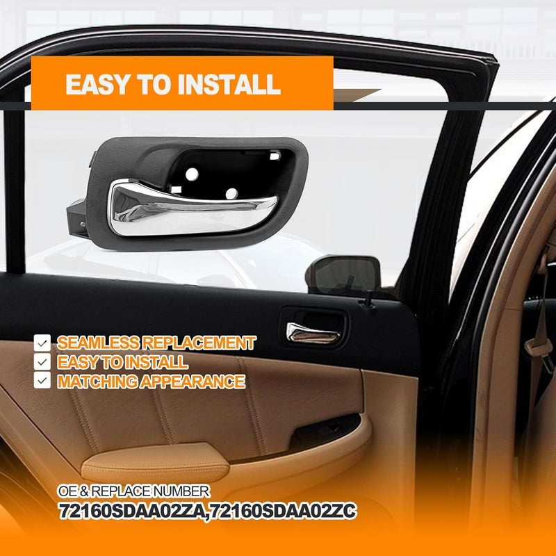 RBOKO Front Driver Side Interior Door Handle for Honda Accord - Image 5