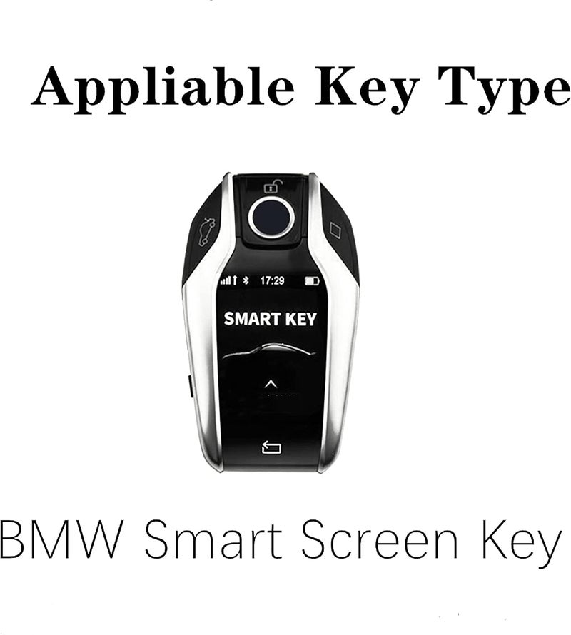 Bradegeve غطاء حافظة مفتاح ذكي، سلسلة مفاتيح، غطاء معدني متوافق مع BMW - Image 5