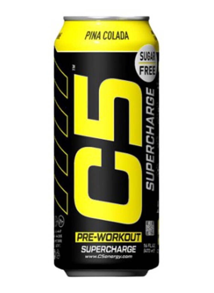 C5 SUPERCHARGE Sugar Free Pina Colada 473ml - Image 1