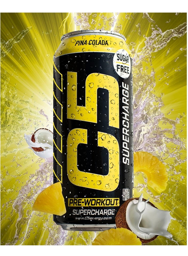 C5 SUPERCHARGE Sugar Free Pina Colada 473ml - Image 3