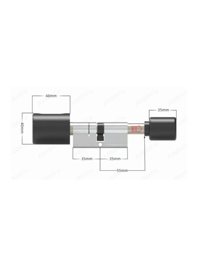 AGYMNX Smart Door Lock - Electronic Fingerprint Door Opener With App And RFID Cards TUYA Bluetooth, Home Door Fingerprint Door Lock, Smart Electric Lock Cylinder Door Opener  - Image 5