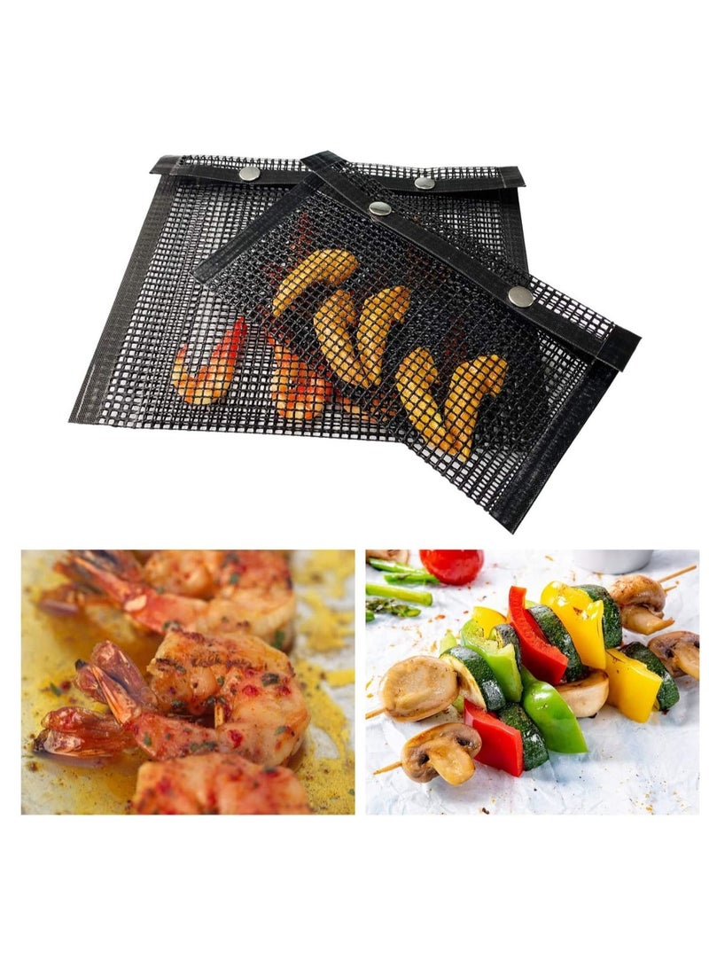 AMM Reusable Non-stick BBQ Grill Mesh Bag Barbecue Baking Isolation Pad Outdoor Picnic Camping BBQ Kitchen Tools - Image 3