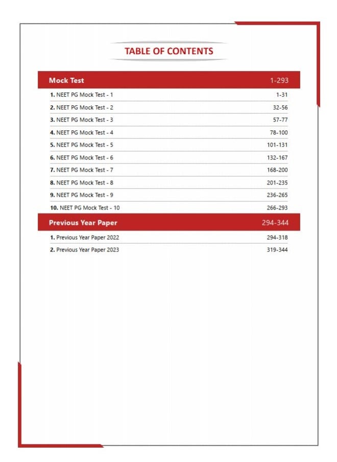 NEET PG Entrance Exam Preparation Book 2023 - 8 Full Length Mock Tests (2400 Solved Objective Questions) with Free Access to Online Tests