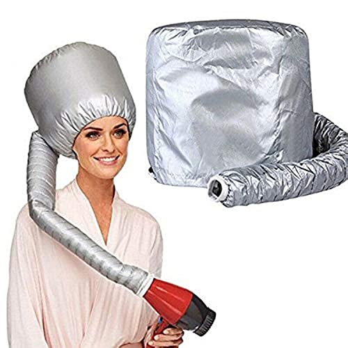 Winvin Hair Dryer Attachment, Portable Soft Bonnet Hood - Adjustable Hooded Dryer, Hair Salon Heat Cap for Drying, Styling, Curling and Deep Conditioning, Relax, Speeds Up Drying Time at Home - Image 1