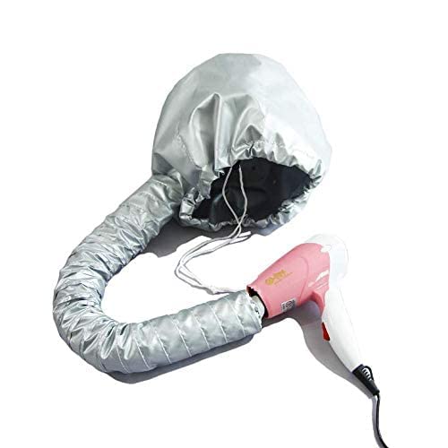 Winvin Hair Dryer Attachment, Portable Soft Bonnet Hood - Adjustable Hooded Dryer, Hair Salon Heat Cap for Drying, Styling, Curling and Deep Conditioning, Relax, Speeds Up Drying Time at Home - Image 2