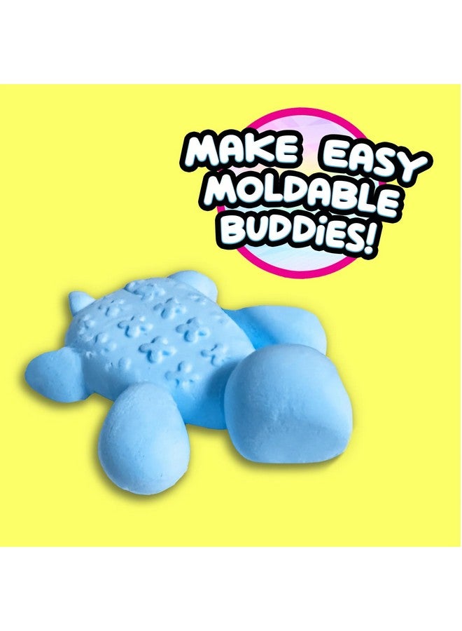 COMPOUND Kings Fluffy Butter Cloudz Compound Bucket For Girls & Boys | Sensory Toys | Non-Toxic & Non-Sticky | Stress Relieving Tactile | (Bright Blueberry) - Image 5