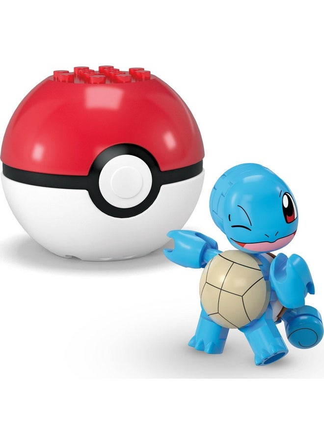 Mega Brands MEGA Pokémon Building Toys Set Squirtle & Cubone with 45 Pieces, 2 Poseable Characters and Poké Ball, 2 Inches Tall, for Kids  - Image 5
