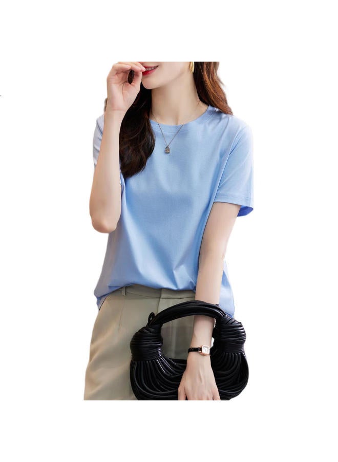 dme (Dme) [Dopamine Multiple Colors Available] Summer Ice Cream Small Fresh Loose Meat-Hiding Short-Sleeved Women'S T-Shirt - Image 3