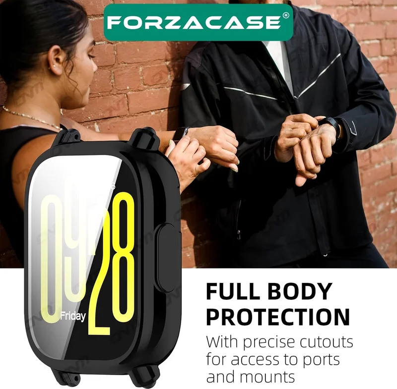 Forzacase Compatible with Xiaomi Redmi Watch 5 Active Front Cover Screen Protection Silicone Case - FC010
