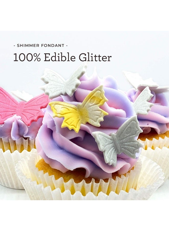 Satin Ice Gold Shimmer Fondant With Edible Glitter (1 Pound, Vanilla) For Cake Decorating - Image 4