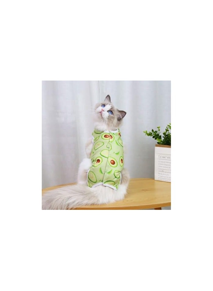A.M Cat weaning Sterilization Clothing, Four Seasons pet Clothes After Surgery, Anti-Licking Vest Nursing Gown - Image 4
