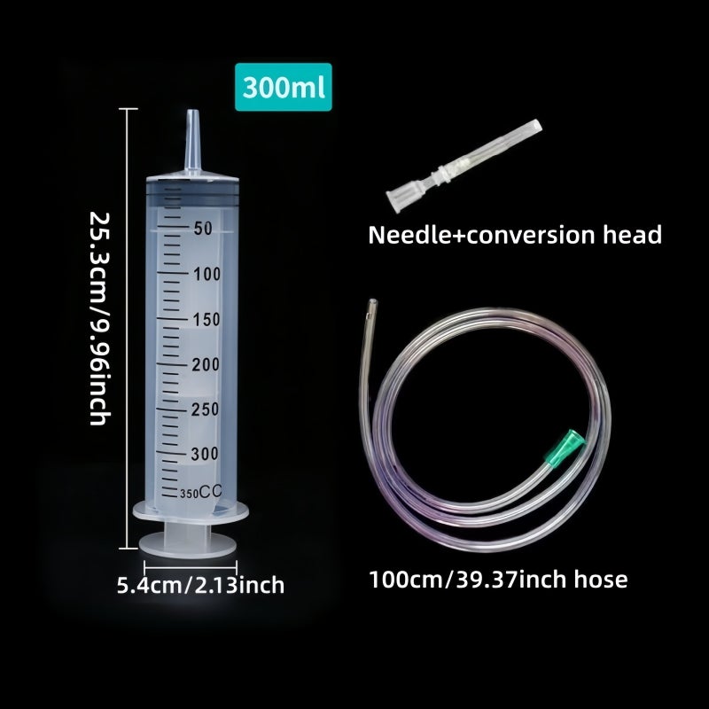 4 Part 300ml Liquid Suction Pump Set For Engine Oil Gasoline And Transmission Fluid Auto Maintenance - Image 2