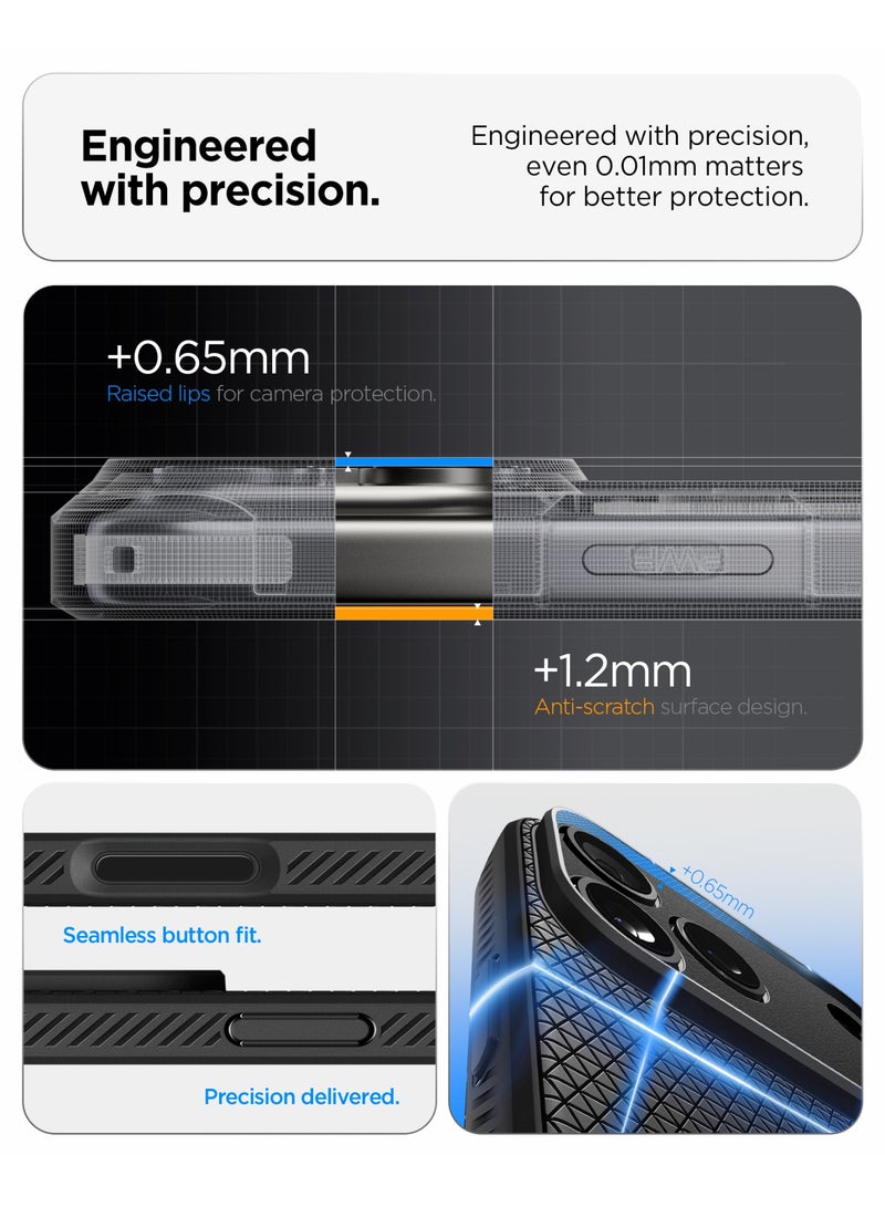 Spigen Liquid Air iPhone 17 Pro Max Case Cover (2025) - Matte Black - Image 5