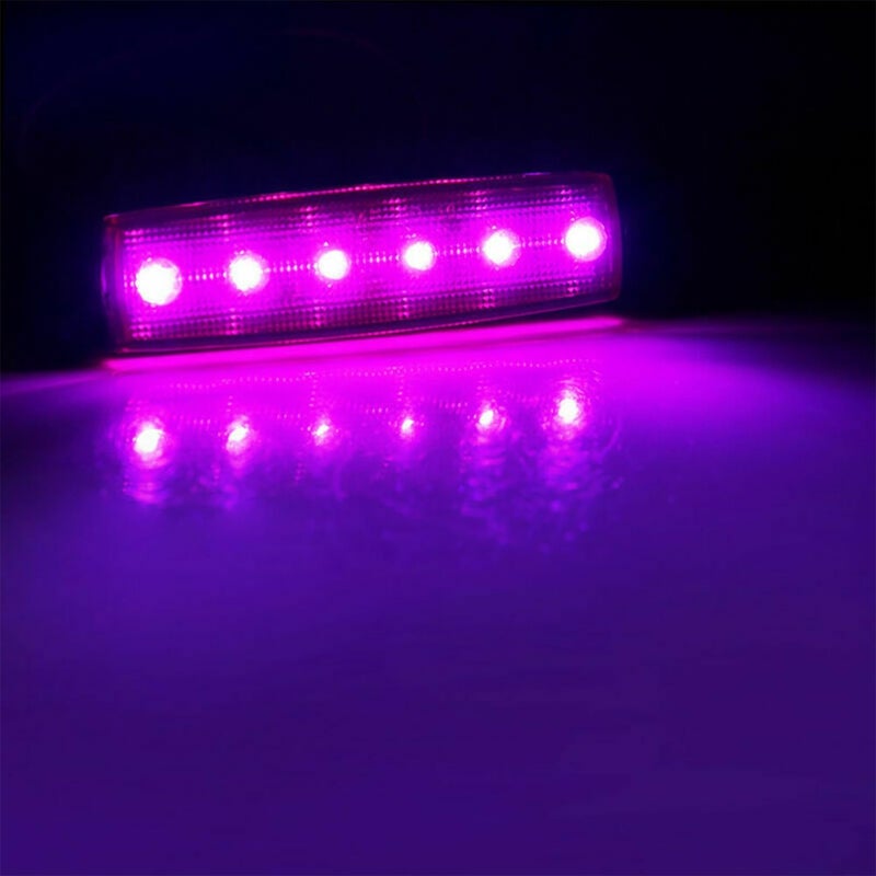 KEING 10 Pack LED Rock Strip Lights Waterproof Exterior Interior Lights Car Underglow Wheel Fender Well Lighting Kits for Golf Cart Jeep Wangler Offroad Truck Ford RV UTV ATV RZR Snowmobile (Purple) - Image 3