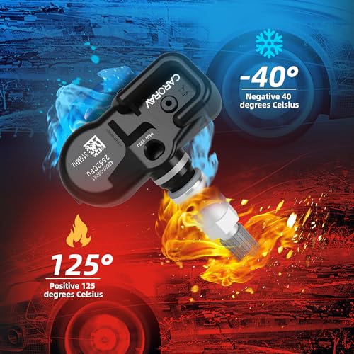 CARORAV TPMS Sensor for Toyota, Tire Pressure Monitoring System Sensor fit for Toyota RAV4 Highlander Camry Corolla - Lexus ES GS LS LX Replaces 42607-33021 PMV-107J 4-Pack - Image 3