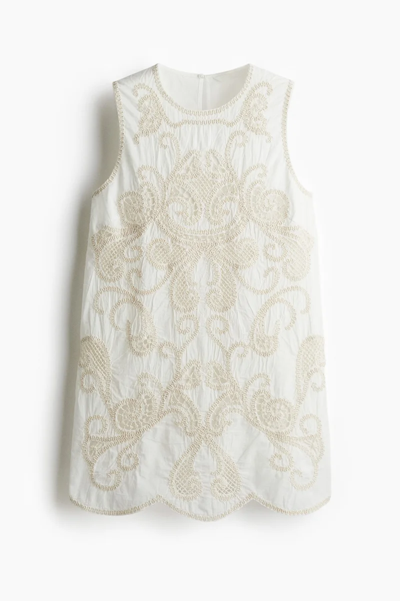 H&M Broderie anglaise shift dress