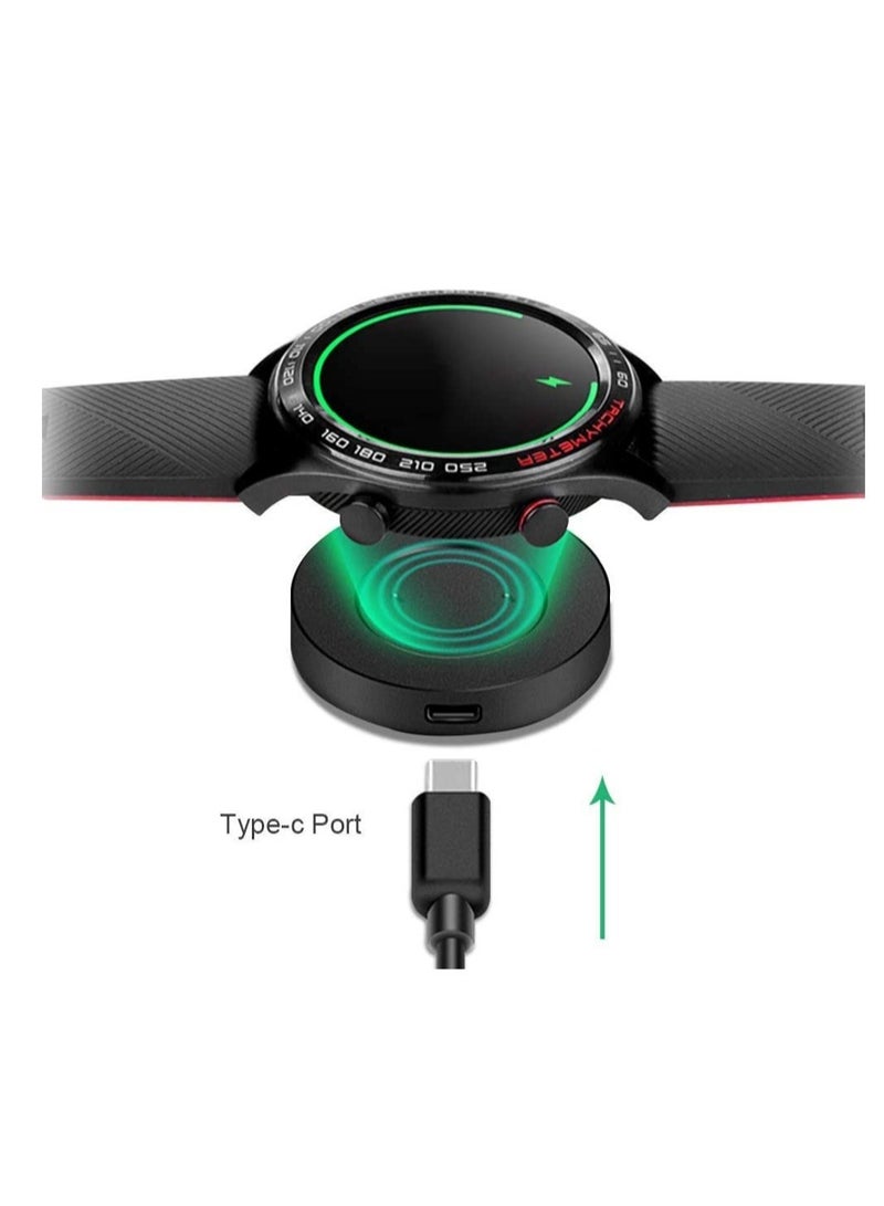 Compatible with Huawei Watch GT/Honor Magic Charger Replacement Charging Cable Cradle for Huawei GT/Magic Smartwatch(Black) - Image 4