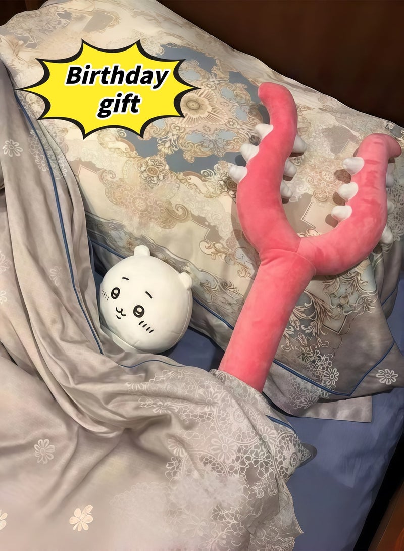 Novelty Interactive Wiggle Fork in Pink - Bendable Photo Prop for Viral Pet Videos, Soft-Touch u0026 Pet-Resistant Stress Relief Toy for Adults, Fun Gag Gift for Office Desk and Parties - Image 3