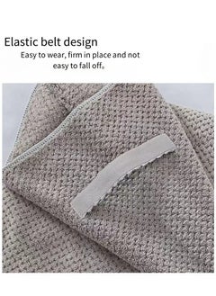 Laseta Long Hair Absorbent Wrap Towel，Larger Adult Hair Dry Towel,Dry Hair cap ,Super Water-Absorbent Hair Towel Wrap With Elastic Band Firm In Place And Durable Pink  - Image 4