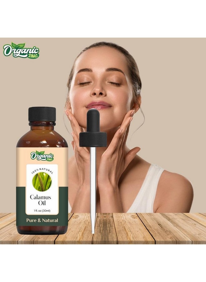 ORGANIC ZING زيت القصب العضوي (أكوروس كالموس) | زيت أساسي نقي وطبيعي للعناية بالبشرة، والعناية بالشعر، والعطور والموزعات - 30 مل/1.01 أونصة سائلة - Image 5