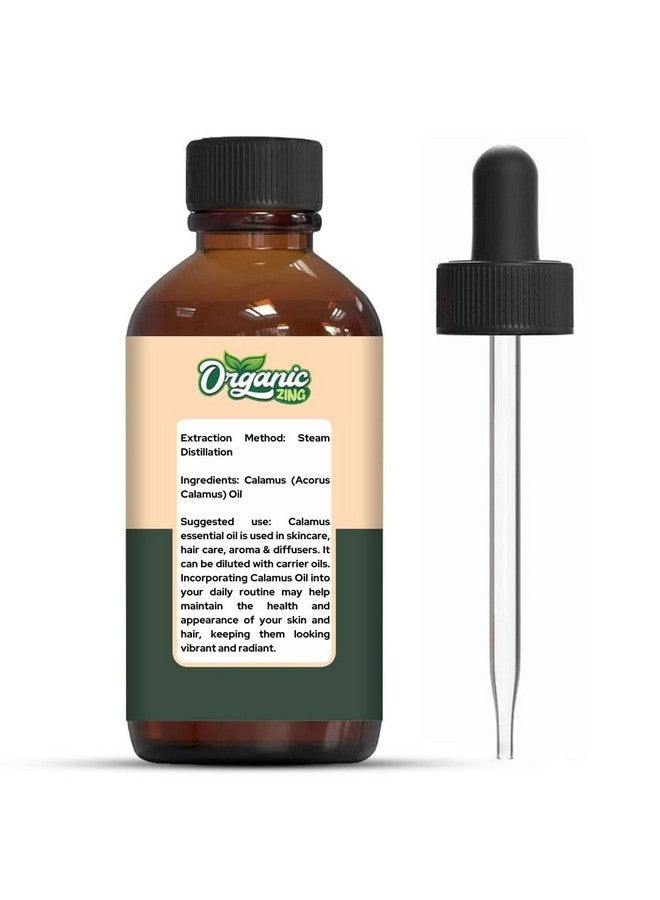 ORGANIC ZING زيت القصب العضوي (أكوروس كالموس) | زيت أساسي نقي وطبيعي للعناية بالبشرة، والعناية بالشعر، والعطور والموزعات - 30 مل/1.01 أونصة سائلة - Image 2