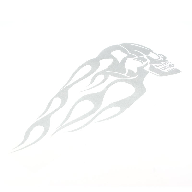Reflective Motorcycle Decal: White PVC Self Adhesive - Durable Stylish Design Motorcycle Sticker for Motorcycle Vehicle Decoration - Image 5