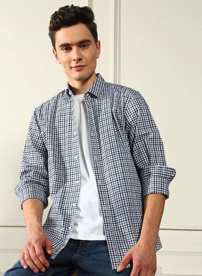 Dennis Lingo Checked Long Sleeves Casual Shirt by Styli