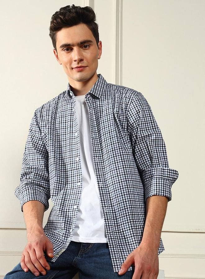 دينيس لينغو قميص كاجوال بأكمام طويلة كاروهات من ستايلي - Image 2