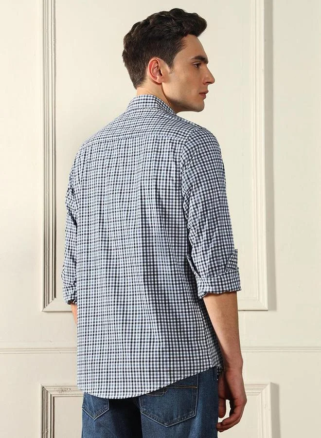 Dennis Lingo Checked Long Sleeves Casual Shirt by Styli