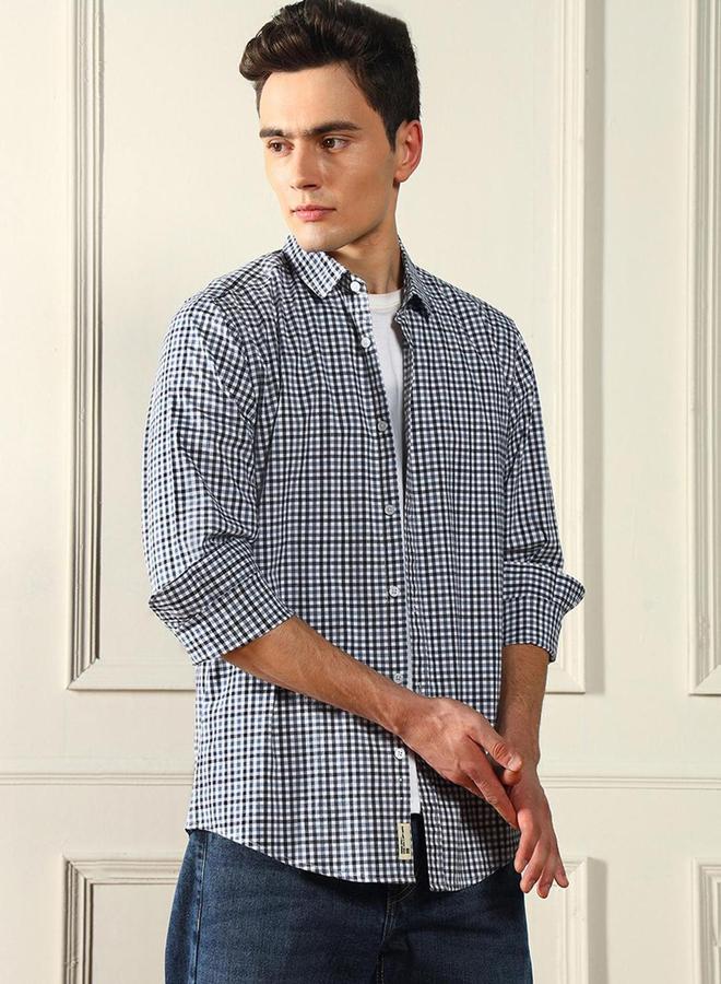 دينيس لينغو قميص كاجوال بأكمام طويلة كاروهات من ستايلي - Image 4