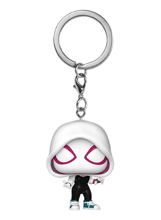 Funko POP! Keychain: Spider-Man: Across the Spider-Verse - Spider-Gwen - Spider-man Novelty Keyring - Collectable Mini Figure - Stocking Filler - Gift Idea - Official Merchandise - Movies Fans - Image 1
