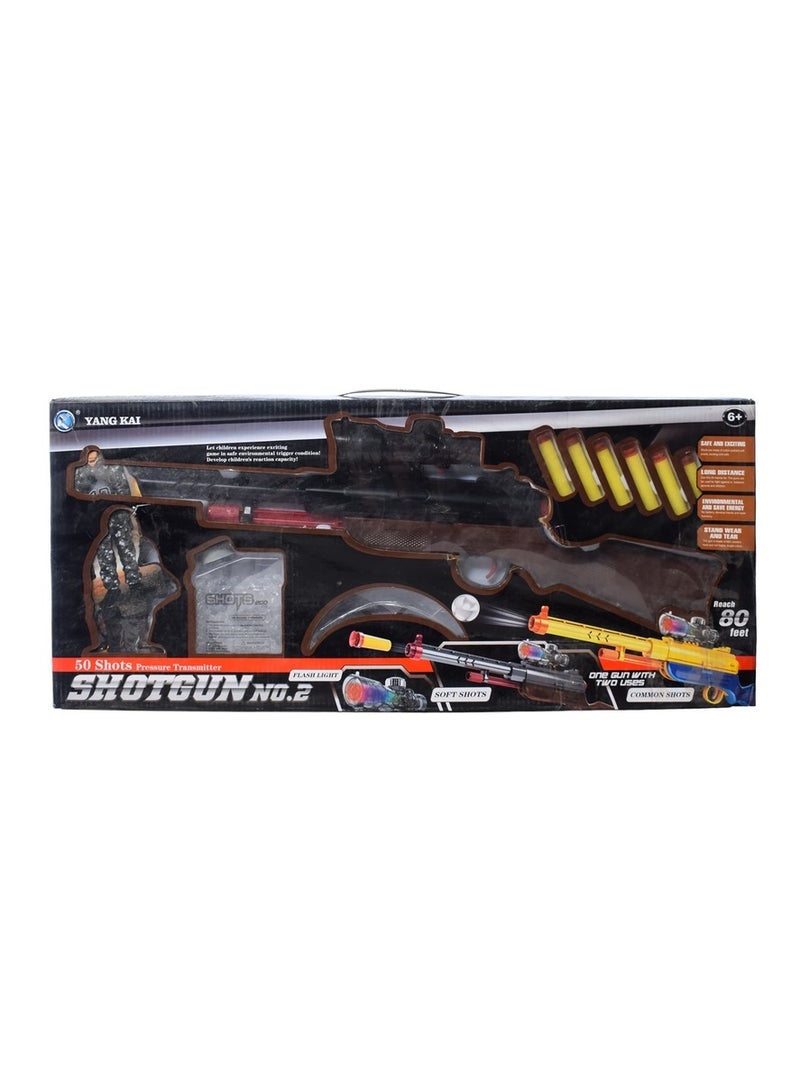 Shotgun Rifle Gel Blaster with Foam Bullets - M03-1+  - Image 1