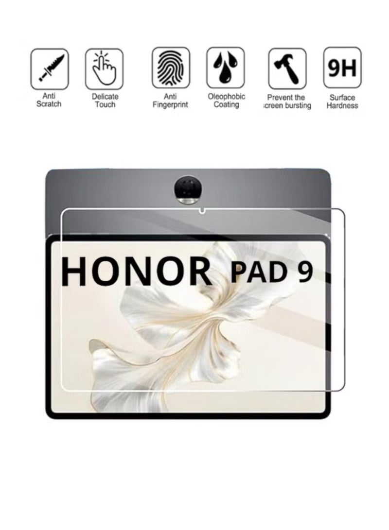 Honor Pad 9 / Pad 9 Pro 12.1 Inch 2023 - 9H Ultra HD Tempered Glass Screen Protector Clear  - Image 2