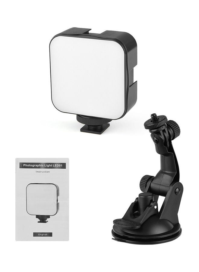 NIBEMINENT Mini Video Conference Lighting Kit with 5W Dimmable 6500K LED Light Black  - Image 2