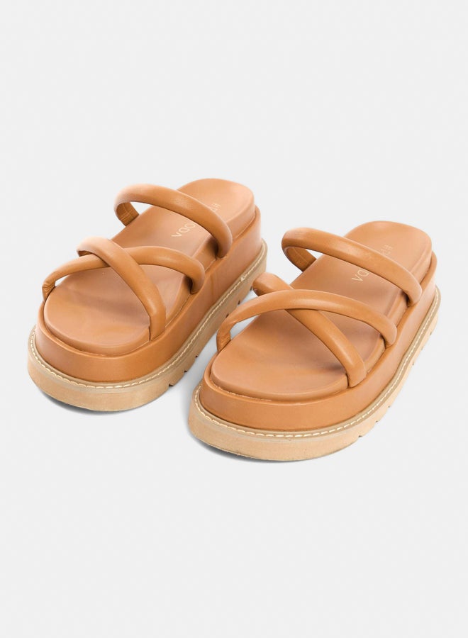Premoda Women's Slipper Shoes Brown - Image 1
