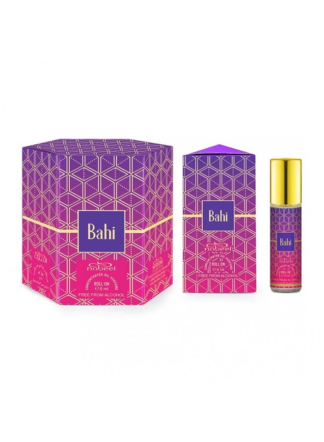 Nabeel Pack of 6 Nabeel Bahi 6ml Roll On Concentrated Oil Perfume - Image 1