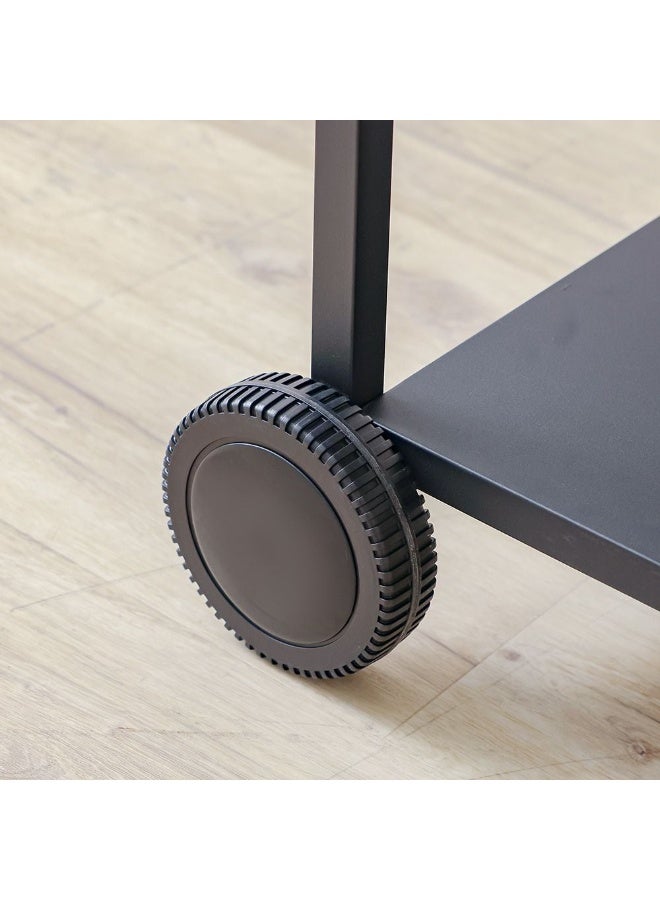 DANUBE HOME شواية فحم إنفيرنو الأصلية، شواية باربكيو خارجية قوية لتحضير الطعام في الحديقة والفناء، رف فحم وشواية فحم من الصلب لتحضير الطعام في الحديقة والفناء والحديقة الخلفية - تشطيب فولاذي أسود - Image 5