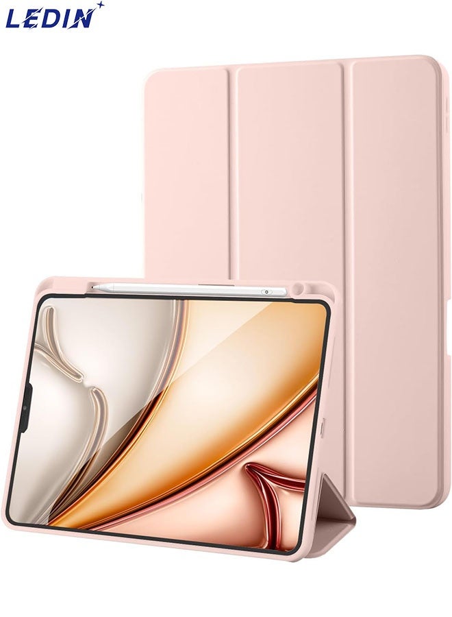 LEDIN Case Compatible with iPad Pro 11 (2024) Case/iPad Pro 11 Case Pro 11 Inch with Pencil Holder, Trifold Stand Protective Case Supports 2nd Gen iPencil Charging, Auto Sleep/Wake - Image 1