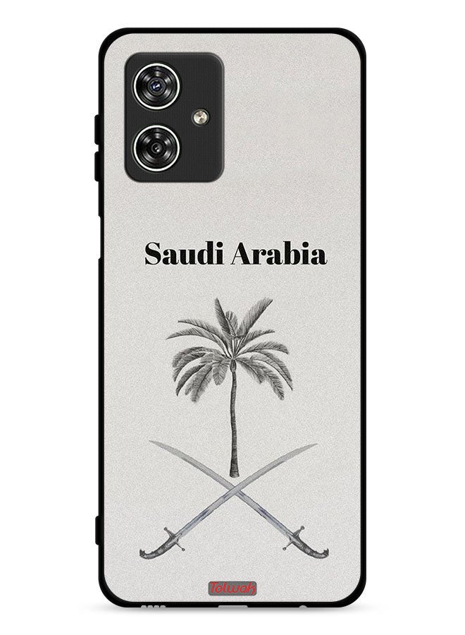 Tolwak Motorola Moto G54 5G Protective Case Cover Kingdom Of Saudi Arabia Sign Art - Image 1