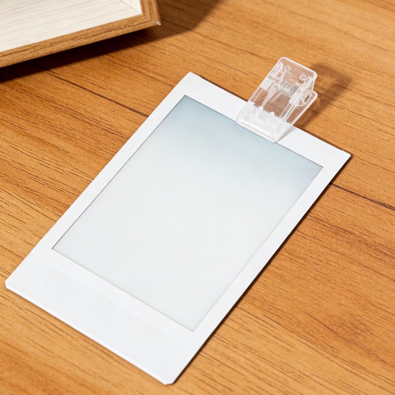20 Self Adhesive Plastic Spring Photo Clips for Hanging Posters Id Cards - Image 5