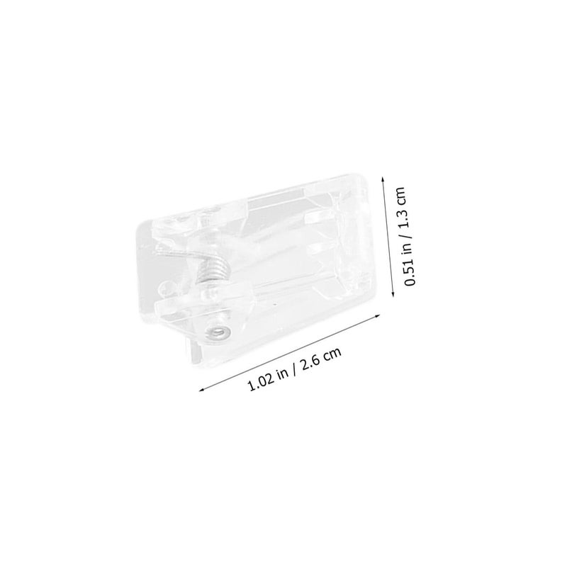 20 Self Adhesive Plastic Spring Photo Clips for Hanging Posters Id Cards - Image 3