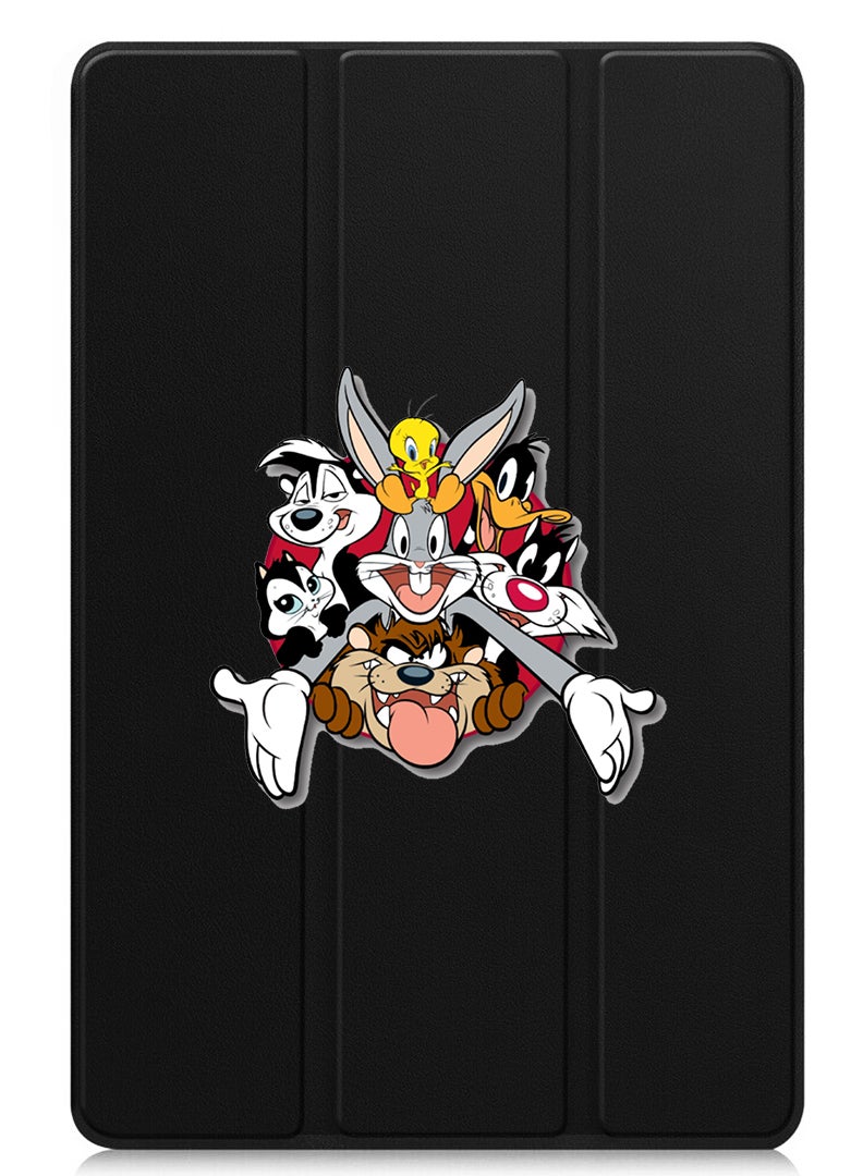 Theodor Protective Flip Case For Xiaomi Pad 7 & Xiaomi Pad 7 Pro With Trifold Stand Auto Wake Sleep Shockproof Cover - Looney Tunes - Image 1
