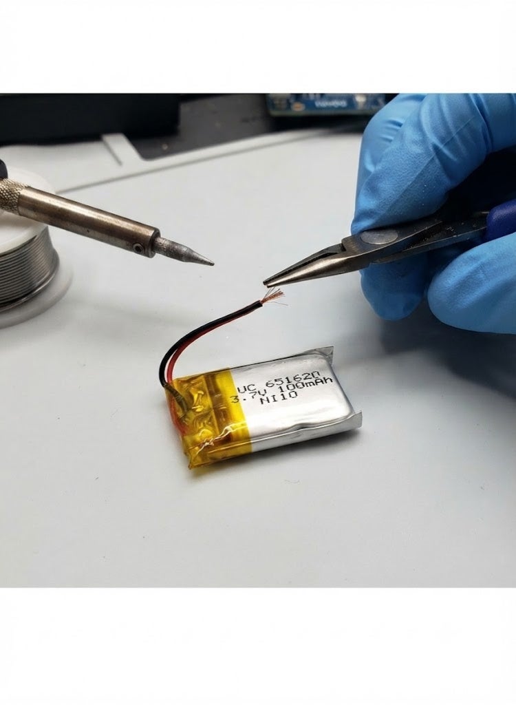 KNP UC651620,Lipo Battery,3.7V,100mAh - Image 2