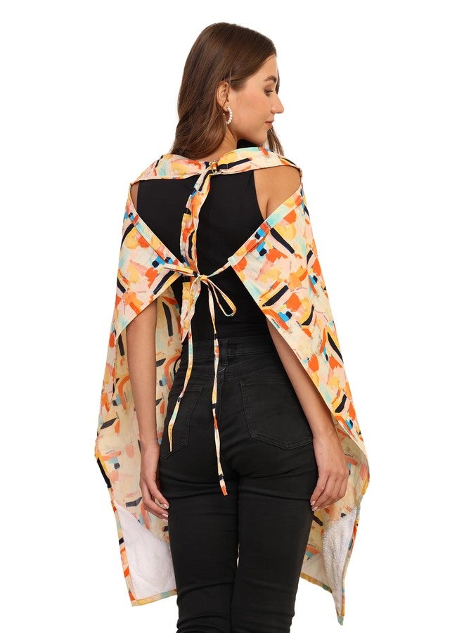 Gordon Nursing Cover for Breastfeeding, Breathable Breastfeeding Cover up with Arch Neckline for Women, Nursing Apron (Annie) - Image 4